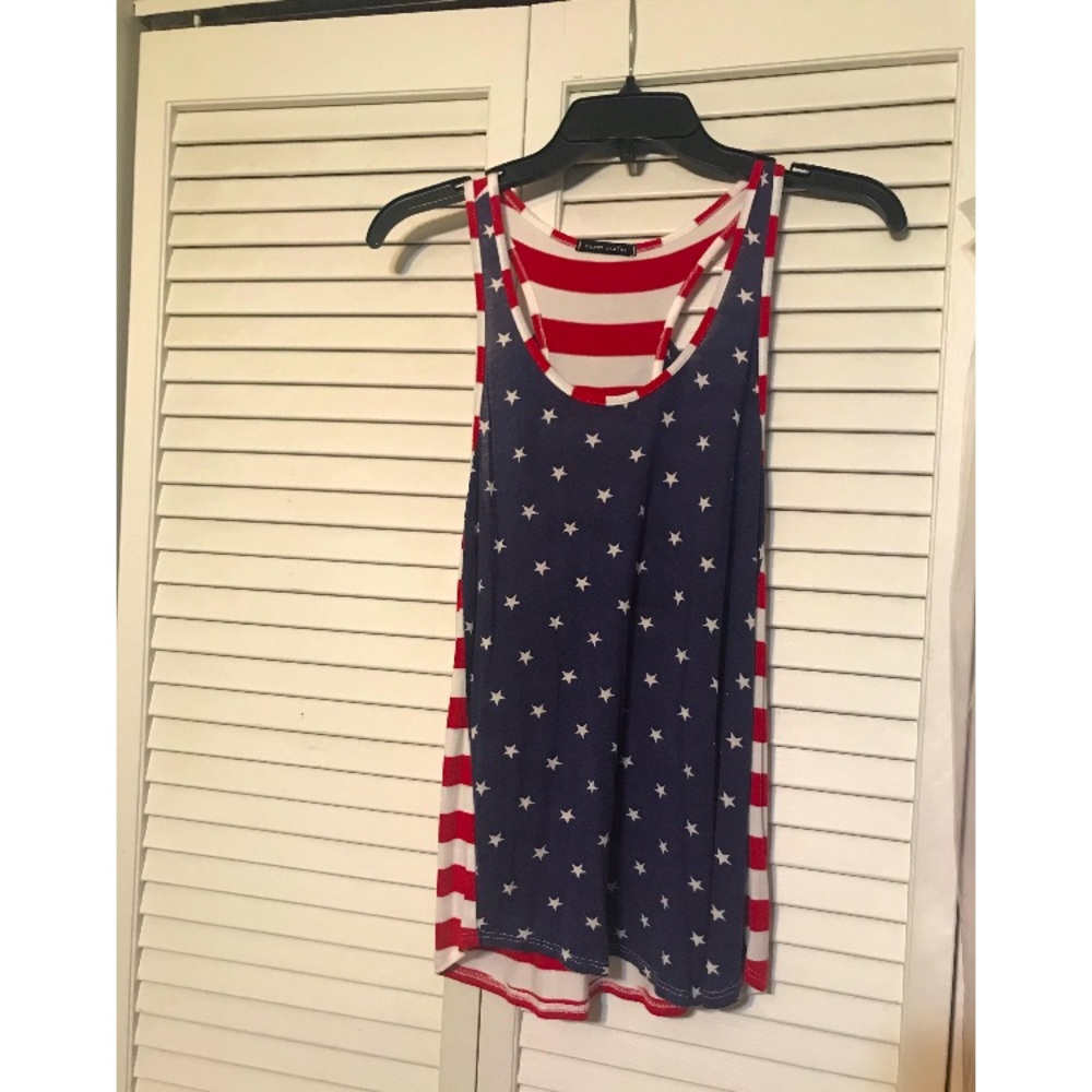 Sweet Claire American Flag tank top